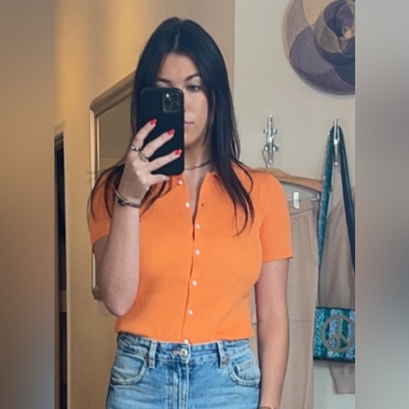 Missguided orange top - Picture 2 of 4